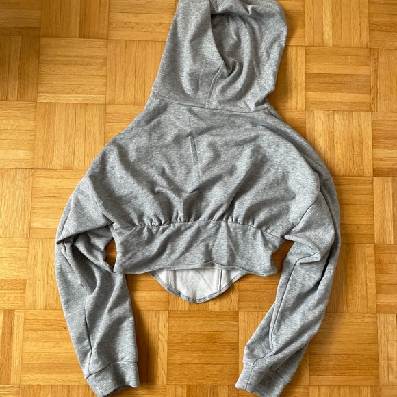 Rehab Lab Cropped Corset Hoodie - Picture 2 of 7